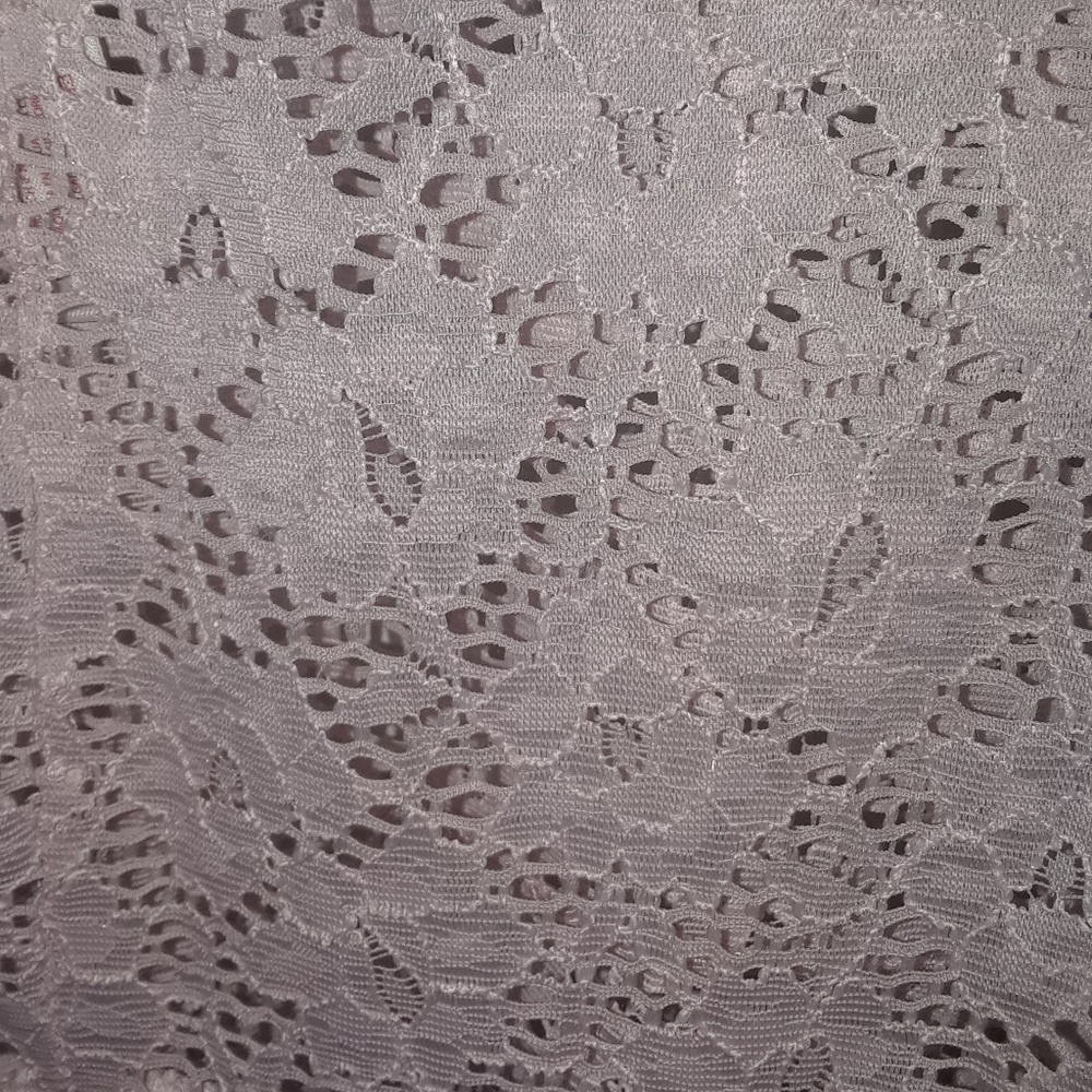 ❤No Boundaries lilac lace peplum top. XL (15/17) - Picture 3 of 4